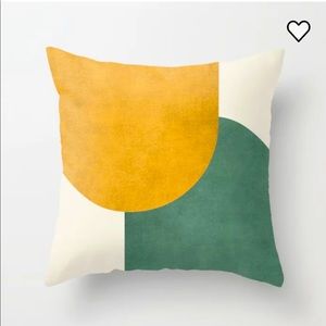 24”x24” Colorblock Throw Pillow with Pillow Insert